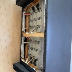 2人がけソファ　　革製の画像