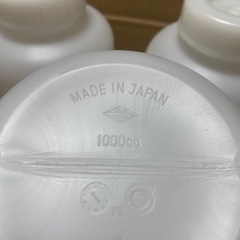 未使用品 火曜日に廃棄します　PEボトル 1,000mlx5本 500mlx1本の画像