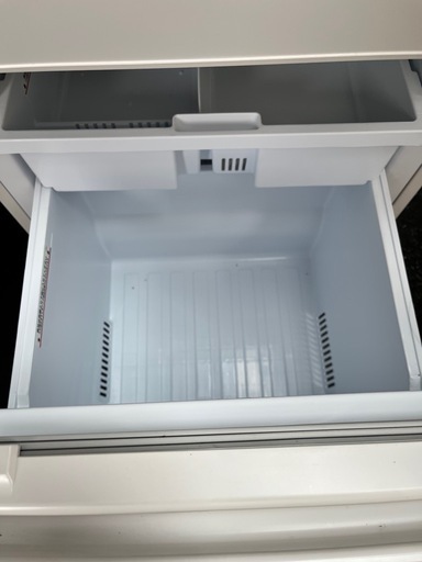 2024年 三菱 3ドア冷凍冷蔵庫 272L 自動製氷 氷点下ストッカー ビッグフリーザー MR-CX27K マットホワイト 中古家電