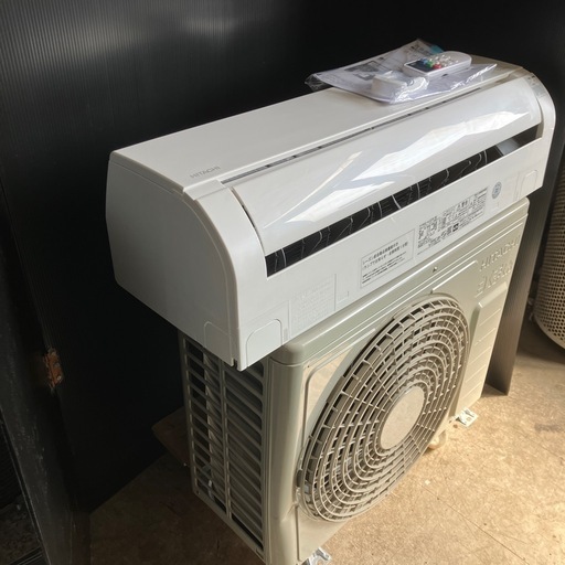 取付込、保証付、日立2024年2.2KW6畳