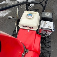 ☆現状品☆整備済み☆除雪機　HONDA 5馬力　古いですが元気に動きますの画像