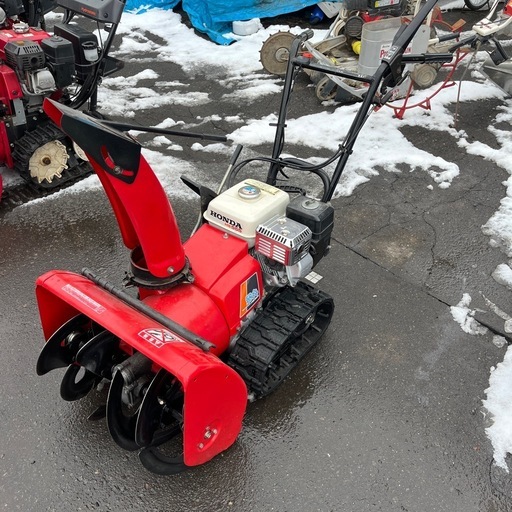 ☆現状品☆整備済み☆除雪機　HONDA 5馬力　古いですが元気に動きます