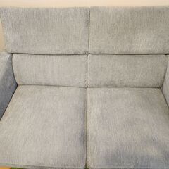 ニトリ　２人掛け布張りソファー「サザーラ」の画像