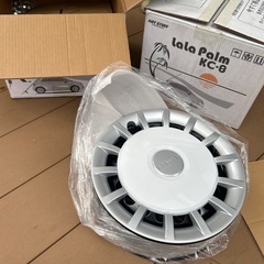 ダイハツムーブキャンパス　純正スチールホイール　カバー　ナットの画像