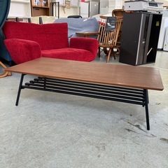 坂2603-209  モダンなデザイン ローテーブル 折りたたみ可能 キズ汚れ有りの画像