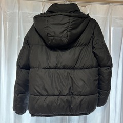 メンズ中綿ジャケット S 黒の画像