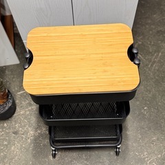 A2142🌟激安‼️ IKEA ロースコグ 蓋付き RÅSKOG ブラック🌟の画像