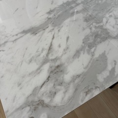 ニトリ　セラミックダイニングテーブル(セーラル85 CHN WH)の画像