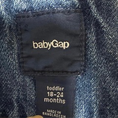 babyGap デニムオーバーオール 18-24ヶ月の画像