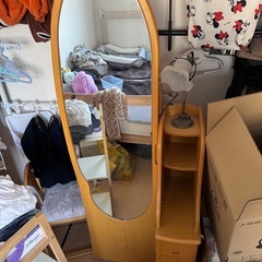 鏡台　全身鏡　化粧台の画像
