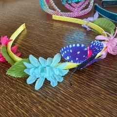 カチューシャ　ヘアアクセサリー12点セット
の画像