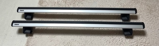 THULE WingBar 約135cm + Evo Clamp 7105 ルーフキャリアセット スーリー