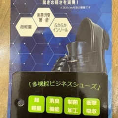 新品未使用  紳士用ビジネスシューズの画像