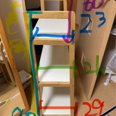 スツール　棚　　収納　オープン棚の画像