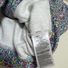 GAP 花柄 フード付きパーカー 2歳用の画像