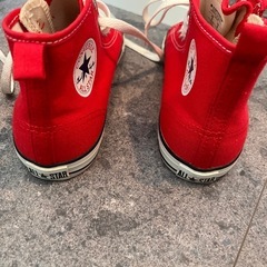 コンバース 赤21.0の画像