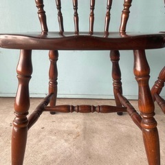 飛騨産業 オールドキツツキ ウィンザーチェア ダイニングチェア ２脚セット ブナ無垢材の画像