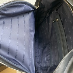 ラコステ　革リュックの画像