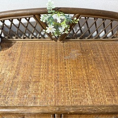 ラタン製6段チェスト収納ケースの画像