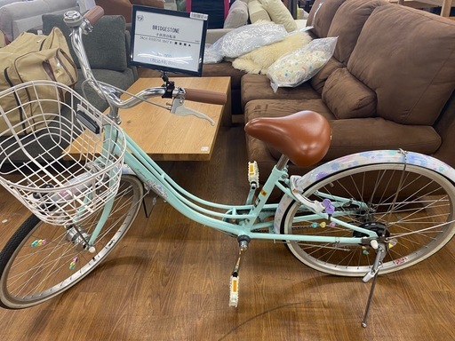 BRIDGESTONE 子供用自転車　24インチ　B1E03758 スカイブルー