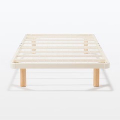 無印　スチールベッドフレーム　シングルの画像