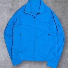 NIKE Dry-Fit トラックジャケット レディース ナイキ Lサイズ 薄青の画像