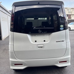 広島市　H23年式　パレットSW 車検費用込み　左側パワースライドドア　ナビ　テレビ　DVD スマートキー２個　の画像