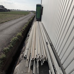 ビニールハウス用 鉄パイプ（5m / φ2.0）の画像