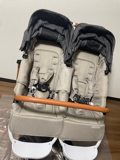 エアバギー　ココダブルEX フロムバース　付属品多数　説明書あり　双子　ベビーカー