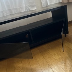 テレビ台　ブラック　シンプルの画像