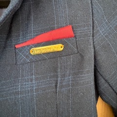 Luca Barbarella ネイビー チェック柄 スーツ　キッズ110の画像