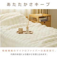 ポコポコ毛布　ブランケットの画像