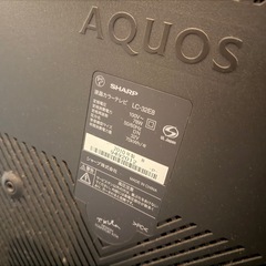 【譲渡先決
】AQUOS液晶カラーテレビ の画像