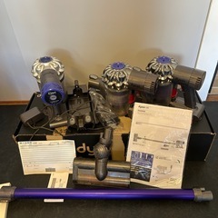 dyson コードレスクリーナー まとめ売り（V6x2 DC34） ジャンクの画像