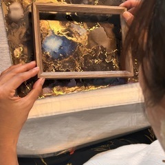 千葉県原木中山・西船橋　カップル・友達で楽しむ✨ アルコールインクアート体験の画像