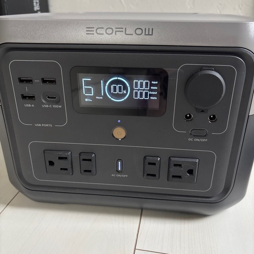 お話し中！EcoFlow エコフロー RIVER 2 Max 512Whポータブル電源 