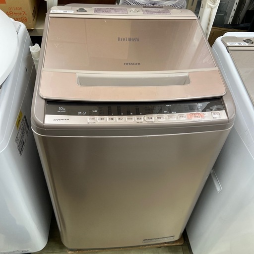 日立 10.0kg全自動洗濯機【リサイクルフカツ岡崎倉庫店】260307SM-7