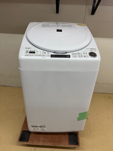 分解掃除済み　洗濯機乾燥機　シャープ　8kg ES-TX8F 2021年製