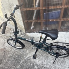 キャプテンスタッグ 16インチ折りたたみ自転車の画像