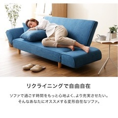 LOWYA 2人
がけソファベッドの画像