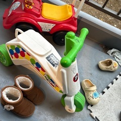 無料！子供用おもちゃ スクーター＆アンパンマン乗り物 の画像