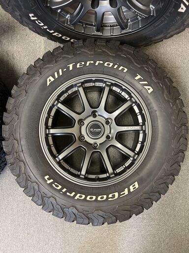 【T00081】ハイラックス  17インチ JAOS TRIBE CROSS 17×8J +0 BFGoodrich KO2 265/