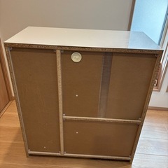 レンジ台　食器棚　ニトリ　80×40×89cm　スライド棚　収納付き　の画像