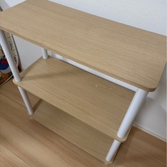 3段ラック、棚の画像