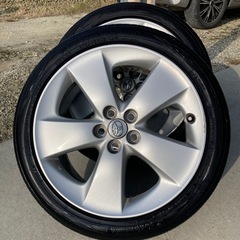 プリンス純正17インチ、アルミホイールタイヤの画像