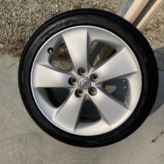プリンス純正17インチ、アルミホイールタイヤの画像