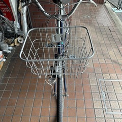 27インチ　外装6段変速　LEDダイナモライト付き　ネイビーの画像