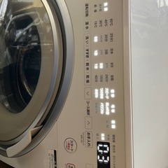  【美品】ドラム式洗濯乾燥機 9kg ヤマダ YWM-YV90N 温水洗浄 東京埼玉配送可の画像