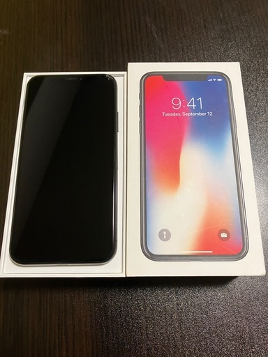 iPhone X 64GB ブラック　SIMフリー　　2
