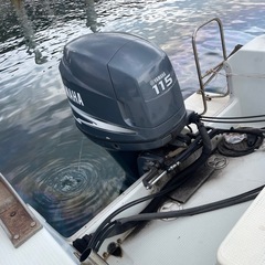 ヤマハUF23 プレジャーボート 船外機115馬力 船検R13年 早い者勝ちの画像